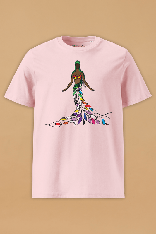 Mother Nature Cotton Pink Organic Cotton T-Shirt – Unisex
