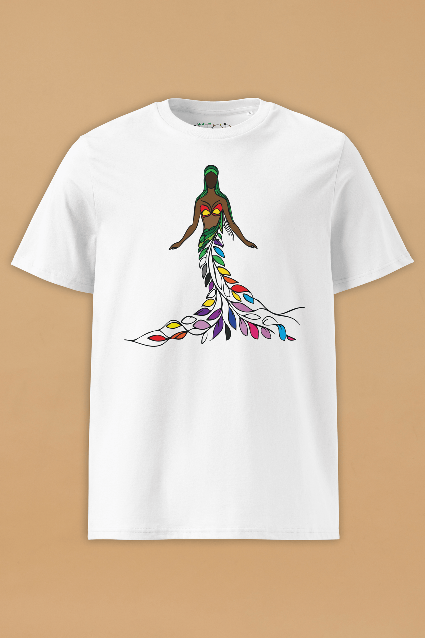 Mother Nature White Organic Cotton T-Shirt – Unisex