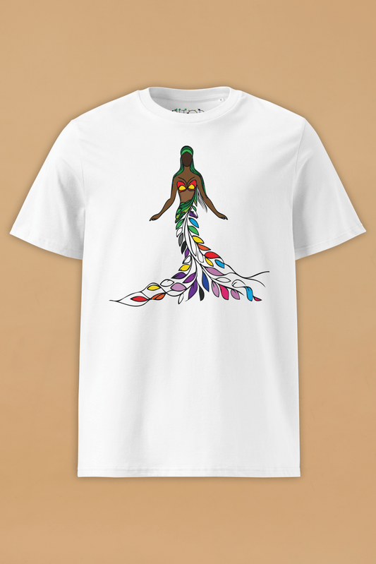 Mother Nature White Organic Cotton T-Shirt – Unisex