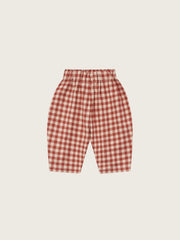 Paprika Gingham Carrot Pants