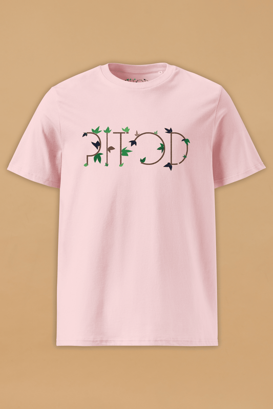 Rainforest Pitod Cotton Pink Organic Cotton T-Shirt – Unisex